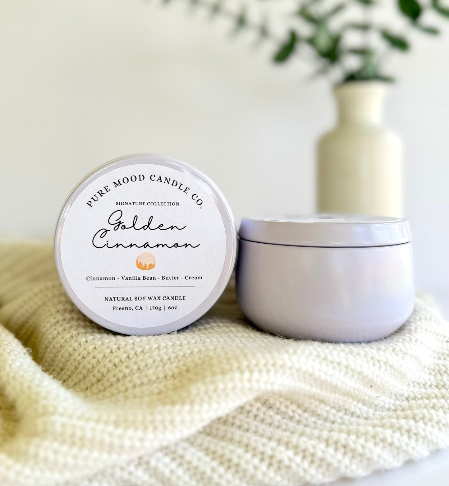 Golden Cinnamon Candle