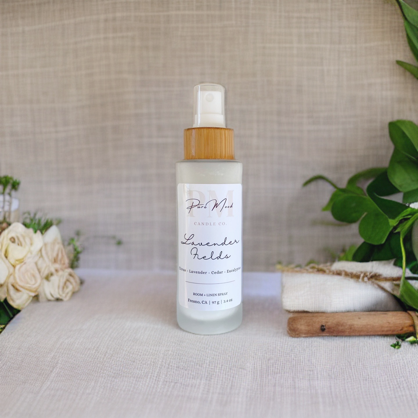 Lavender Fields Room Spray Pure Mood Candle Co.