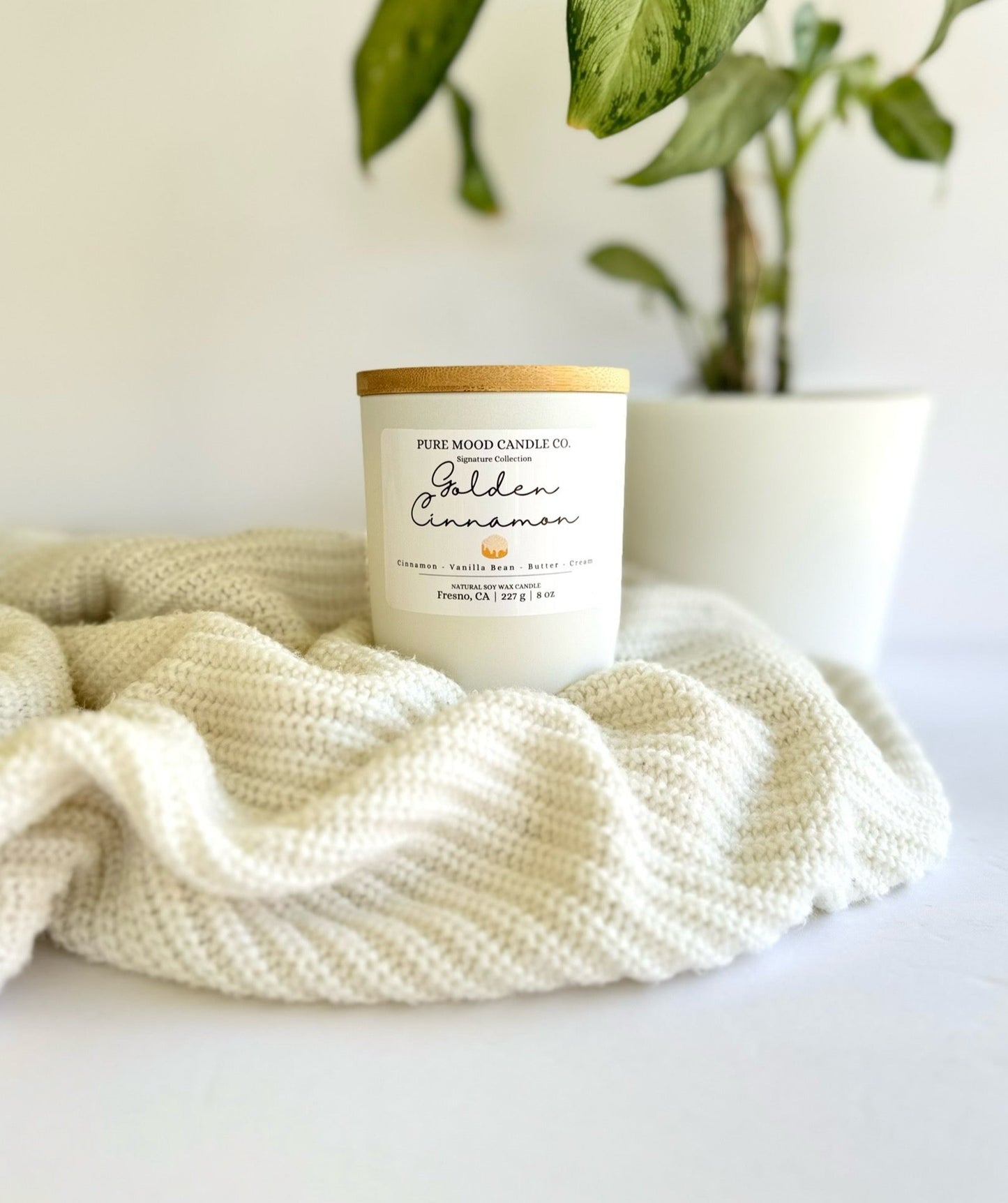 Golden Cinnamon Candle