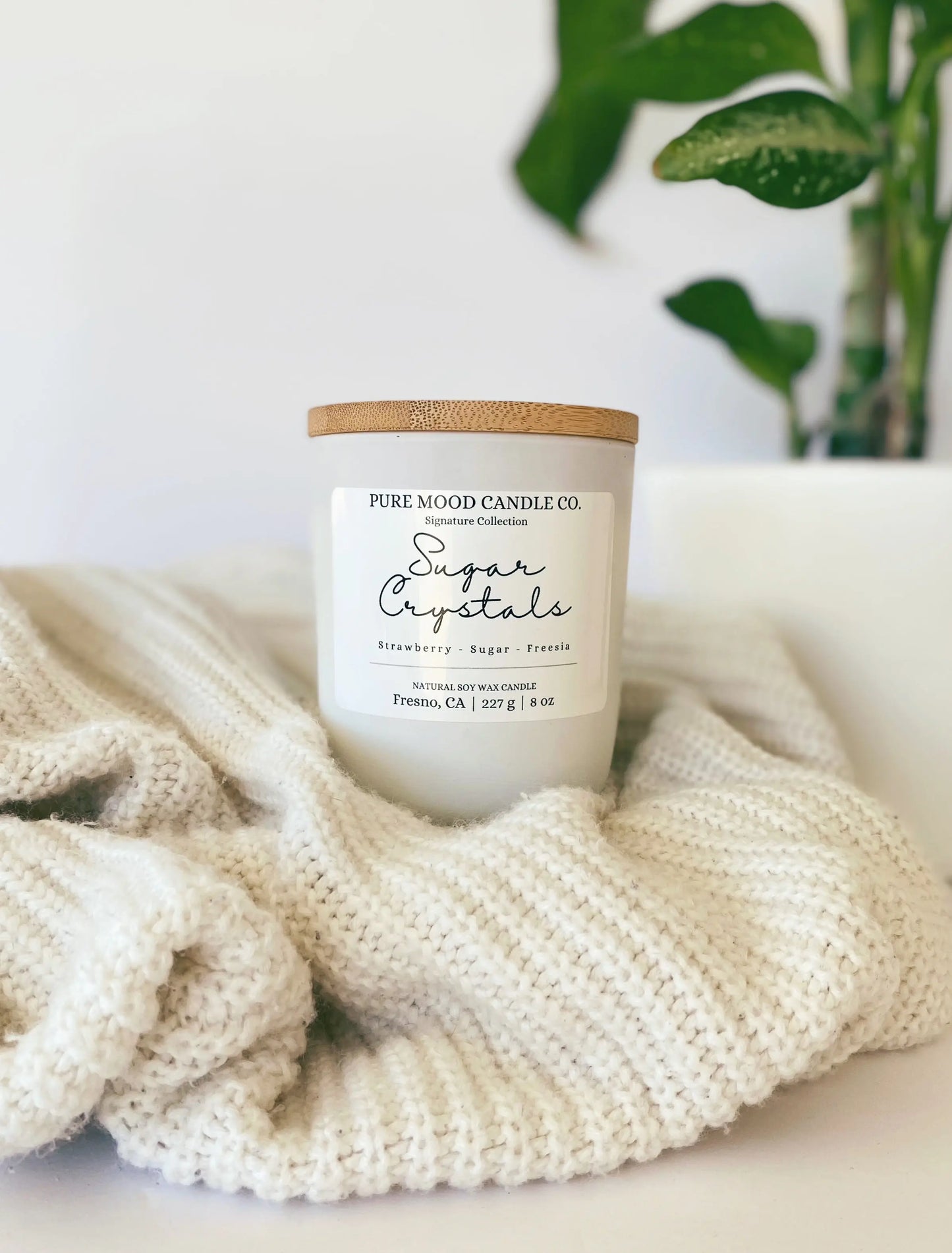 Sugar Crystals Candle Pure Mood Candle Co.