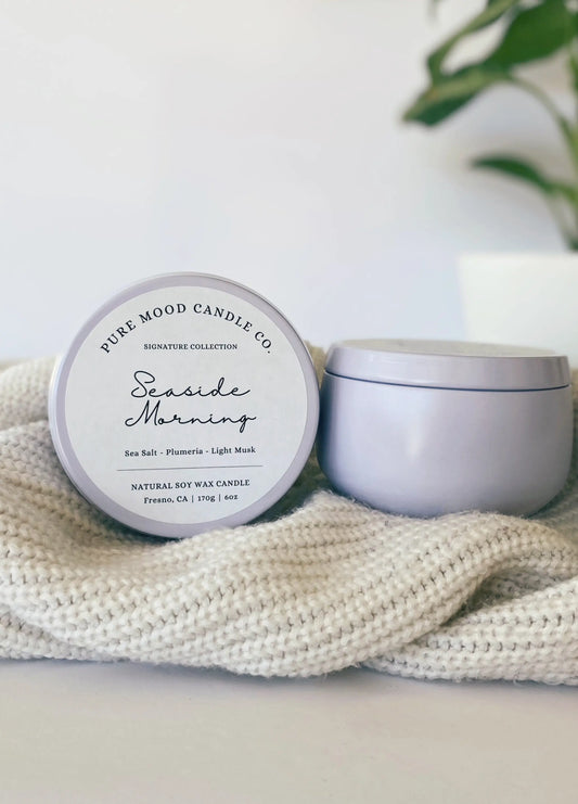 Seaside Morning Candle Pure Mood Candle Co.