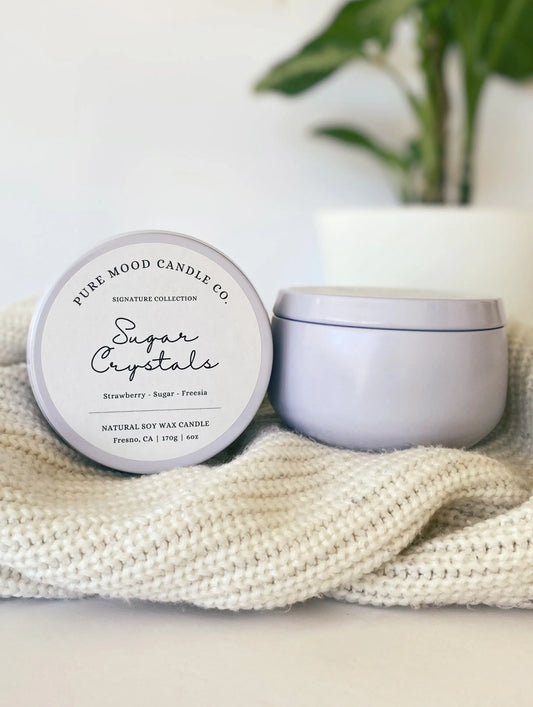 Sugar Crystals Candle Pure Mood Candle Co.