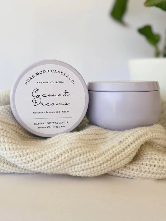 Coconut Dreams Candle Pure Mood Candle Co.