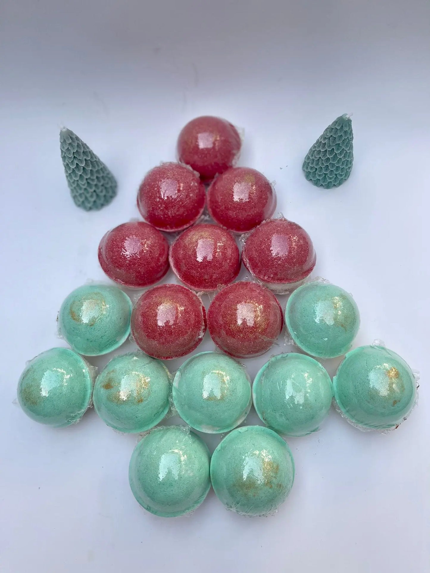 Peppermint Candy Cane Bath Bomb R.A. Soapy Pleasure