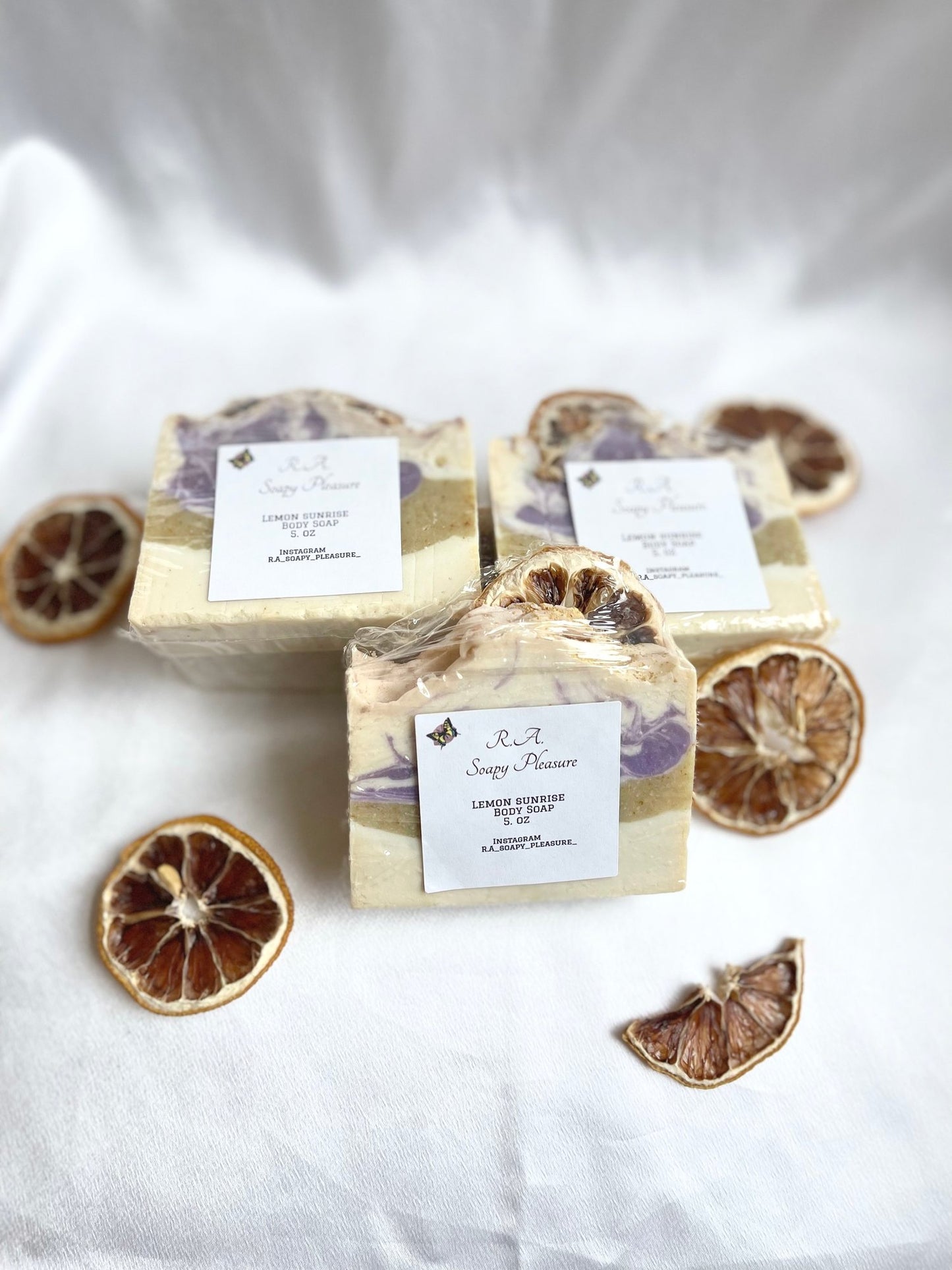 Lemon Sunrise Face and Body Soap R.A. Soapy Pleasure