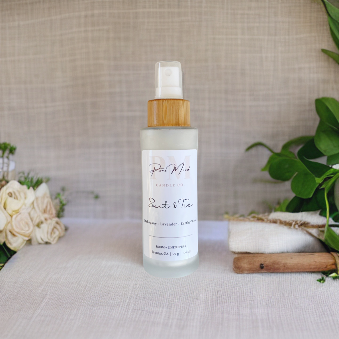Suit & Tie Room Spray Pure Mood Candle Co.