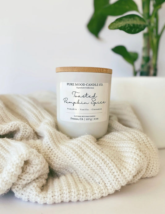 Toasted Pumpkin Spice Candle Pure Mood Candle Co.