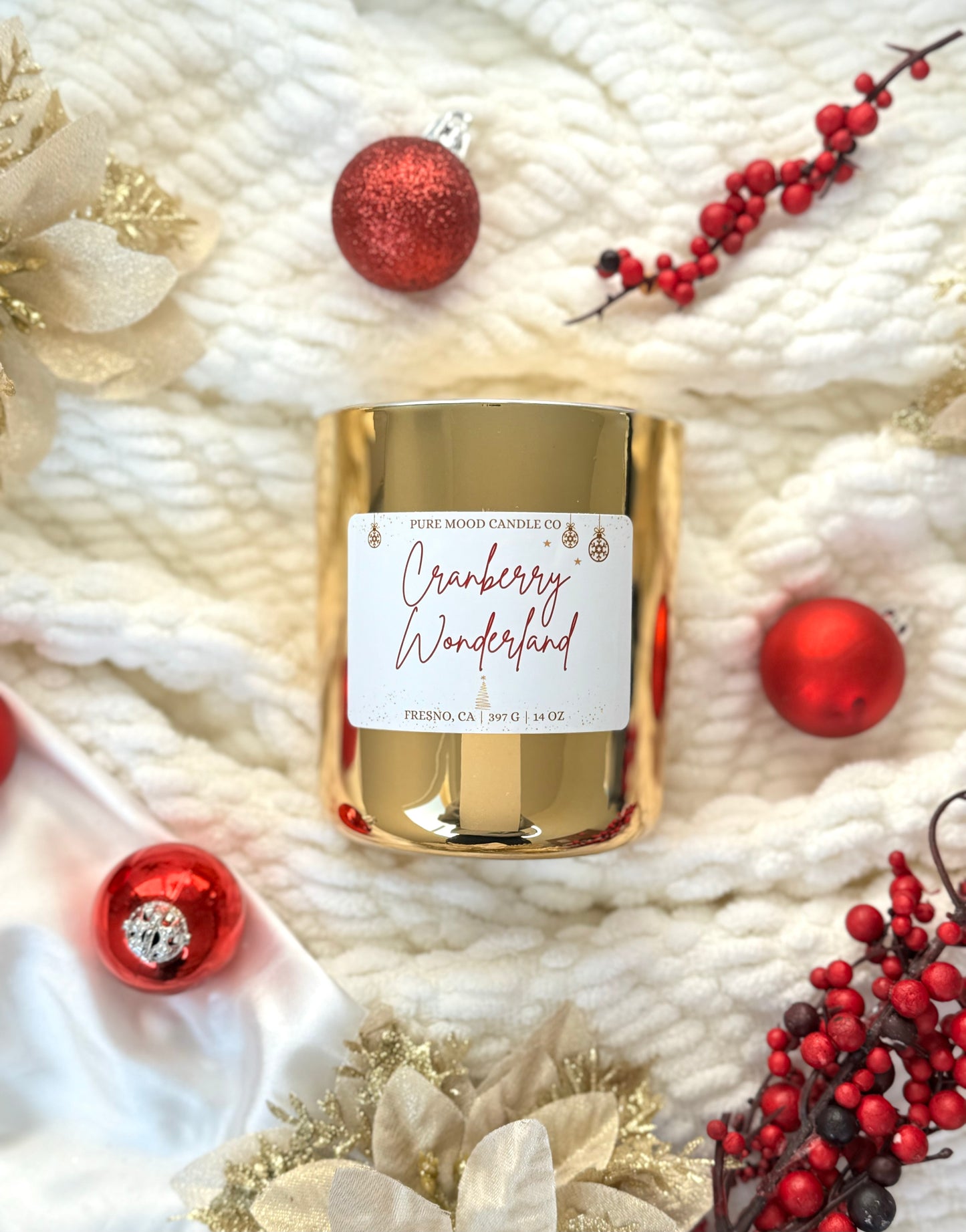 Cranberry Wonderland Candle - 14 oz